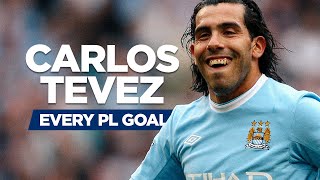 ALL CARLOS TEVEZ PREMIER LEAGUE GOALS  Best of his time at Man City [upl. by Schofield]