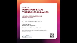 PENAS PERPETUAS Y DERECHOS HUMANOS [upl. by Terence149]