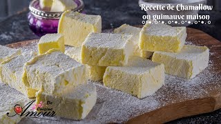 recette de guimauve maison sans oeufs chamallow ou marchmallow [upl. by Euqinehs]