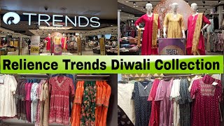 Reliance Trends Diwali Collection 2024 Reliance Trends Festive Offers Latest Party wear Kurtis [upl. by Eusoj]