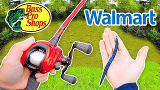 25 Walmart vs Bass Pro Shops Budget Fishing Challenge [upl. by Alra]