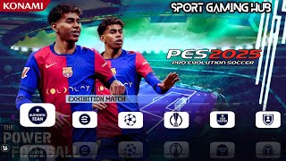 PES 2025 PPSSPP  eFootball PES 2025 PPSSPP sportgaminghub [upl. by Assenna456]