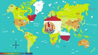 The Countries of the world song  Oceania [upl. by Ateinotna963]