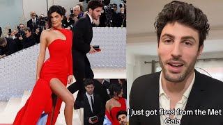 Met Gala model fired for upstaging Kylie Jenner [upl. by Syned]