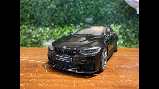 118 GT Spirit BMW M4 CS Black GT845 [upl. by Namyh787]