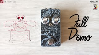 Pedal Tree FlyTrap DEMO  REVIEW  Synthy Gated Fuzz  Fender American Original 50s Strat amp BASS [upl. by Nalla]