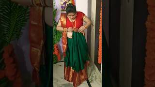 New Style Saree draping karwachothspecialsaree saree sareewearing beautywithrashmi [upl. by Thar370]