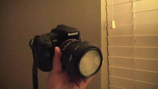 Sony Alpha HVLF20AM Hot Shoe Flash Review [upl. by Eliseo]