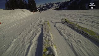 Saalbach Hinterglemm Kamerafahrt Piste 11 quotFamilienabfahrtquot [upl. by Banky]