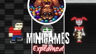 Five Nights At Freddys Into The Pit minigames Explained [upl. by Keen197]