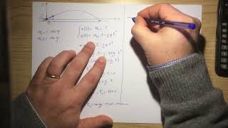 257B Moto parabolico con velocità obliqua esercizi [upl. by Tyrrell460]