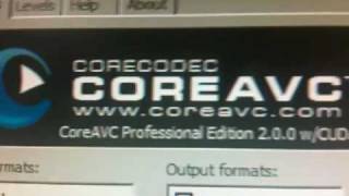 CoreAVC 20 64bit  Windows 7 Demo [upl. by Nayek]