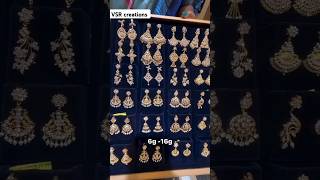 😍 Beautiful latest gold earrings designs from 6 grams earrings viralvideo jewellerydesigns short [upl. by Connel]