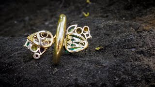 The making of an heirloom ring you won’t find in retail jewelry jewelrydesigner handmade [upl. by Gideon280]