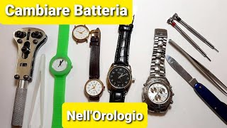 Come Cambiare la Batteria dellOrologio  Tutorial [upl. by Neal233]