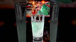 How to make a vodka and Baja Blast drink Mountain Dew [upl. by Aikemet271]