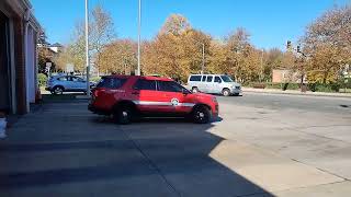 Hyattsville volunteer fire department volunteer chief 801 heading out [upl. by Redleh]