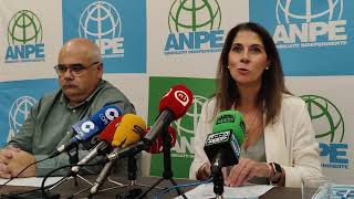 Mónica Sánchez de la Nieta presidenta de ANPE Ciudad Real sobre inicio de curso escolar y huelga [upl. by Irrot475]