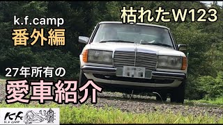 【メルセデスベンツW123】長年連れ添った枯れた愛車紹介 [upl. by Solana630]