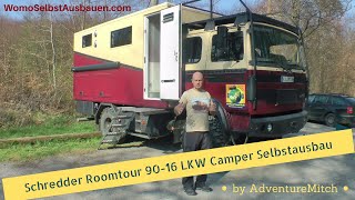 Schredder Roomtour Magirus 9016 Wohnmobil Camper Van Selbstausbau [upl. by Lorak]