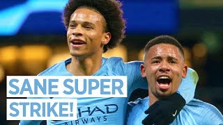 SANE SUPER STRIKE  Leroy Sane Reaction  Man City 21 Hoffenheim [upl. by Trovillion]