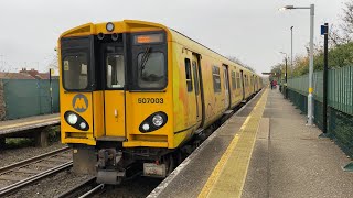 507003 Powers out of Wallasey Village On A Service To New Brighton [upl. by Trojan492]