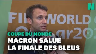 quotOn a retrouvé la faimquot Macron salue lincroyable remontada des Bleus [upl. by Nylesoj639]