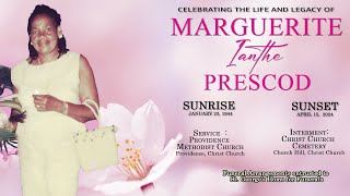 Celebrating the Life amp Legacy of Marguerite Ianthe Prescod [upl. by Thurman]