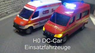 Faller Car System  2 DCCar Einsatzfahrzeuge [upl. by Aztiley347]