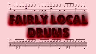 Fairly Local  Twenty One Pilots  Drums Sheet Music [upl. by Ivett]