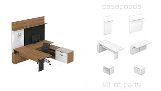 Teknion Expansion Highlights Casegoods Kit of Parts [upl. by Ailices]