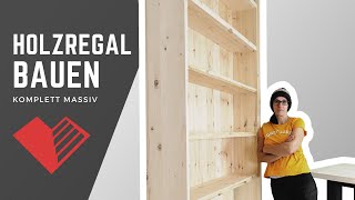 Regal selber bauen  Holzregal für die Werkstatt [upl. by Adda221]