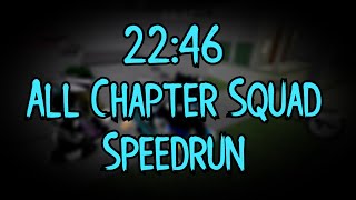 6p All Chapter Speedrun Former World Record NO GLITCHES [upl. by Cristie804]