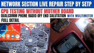 Qualcomm phone radio off signal section repair end salutation  Qualcomm phone network problam fix [upl. by Ina]