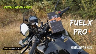 Royal Enfield Himalayan 450  FuelX Pro  Installation Video [upl. by Aihtnamas]