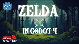 Working on Zelda Tutorial in Godot 4 with GDScript [upl. by Ijic896]