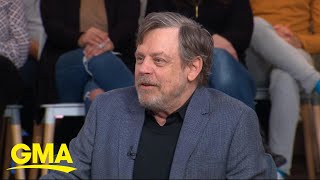 Mark Hamill shows off his new ‘Star Wars’ ‘trailer’ on ‘GMA’ [upl. by Munro]