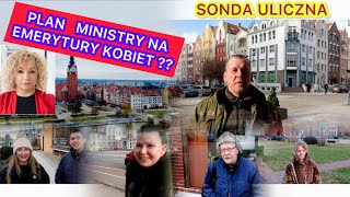 NOWY WIEK EMERYTALNY KOBIET  KRZYSZTOFPL SONDA ULICZNA [upl. by Diaz469]