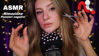 ASMR Rimozione Pensieri Negativi 🚫 Close Up Inaudible Whispering 😴 [upl. by Nivak]