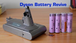 Dyson V12 V11 V10 V9 V8 V7 hoover battery hack DIY revive [upl. by Haerle]