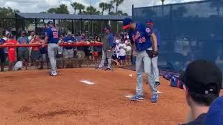 Jacob Degrom throwing a Bullpen at Spring Training 2020 [upl. by Moina360]