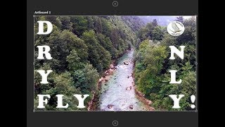 DRY FLY Fishing Slovenia Sava Bohinjka [upl. by Rotce]