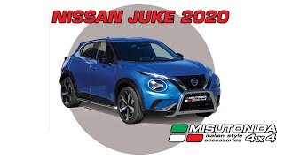 Misutonida 4x4 Italy Nissan Juke 2020 stainless steel accessories [upl. by Elleirol541]