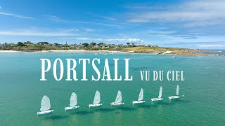 BRETAGNE vue du ciel  Portsall  Landunvez [upl. by Alekram522]