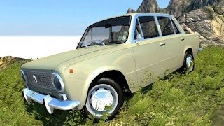 BeamNGDrive Mod  VAZ 2101 Crash test [upl. by Thorn876]