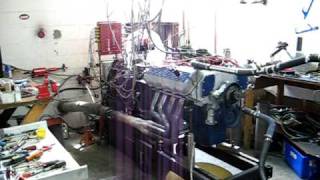 Ford 427 SOHC Cammer on dyno  614 horsepower at 6500RPM [upl. by Zonnya]