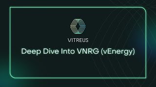 VITREUS  Deep Dive into VNRG vEnergy [upl. by Nnylesor]