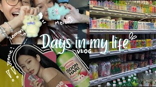 DAYS IN MY LIFE VLOG  shopping claw machine snoopy jennie poster [upl. by Airamahs]