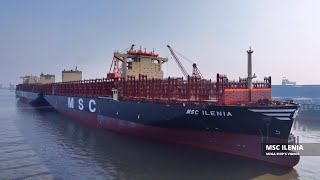 MSC Ilenia  new build container vessel 16000 TEU [upl. by Enna]