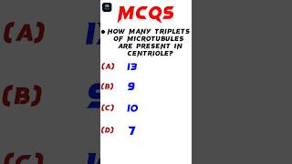 Mcqs microtubules cellbiology mdcatmcqs mcqs cytologu [upl. by Debo]